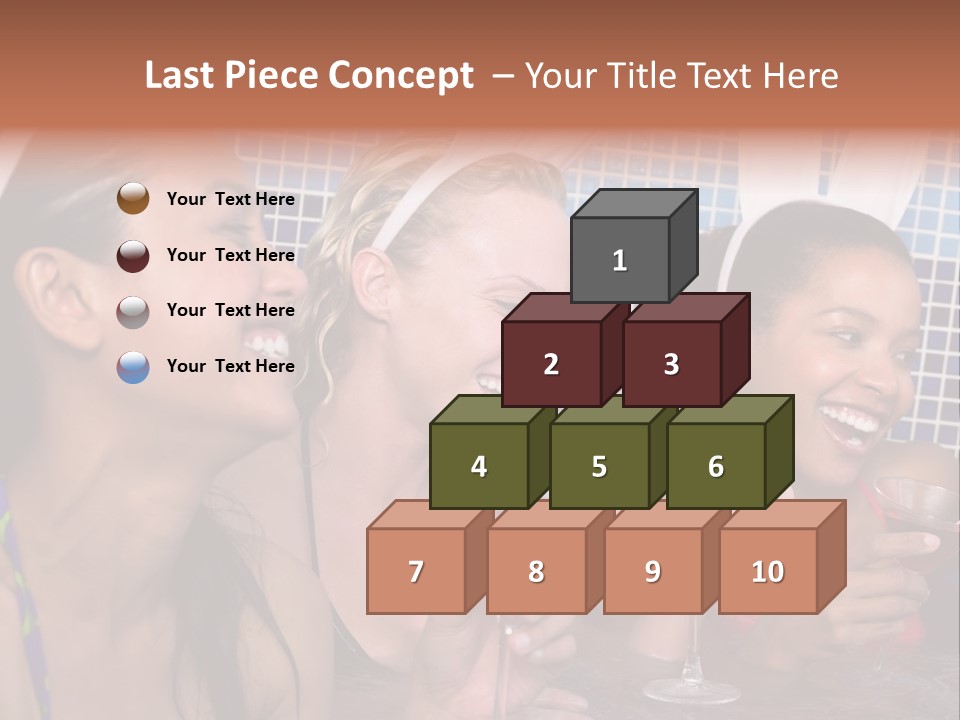 Action Muscular Build Caucasian PowerPoint Template