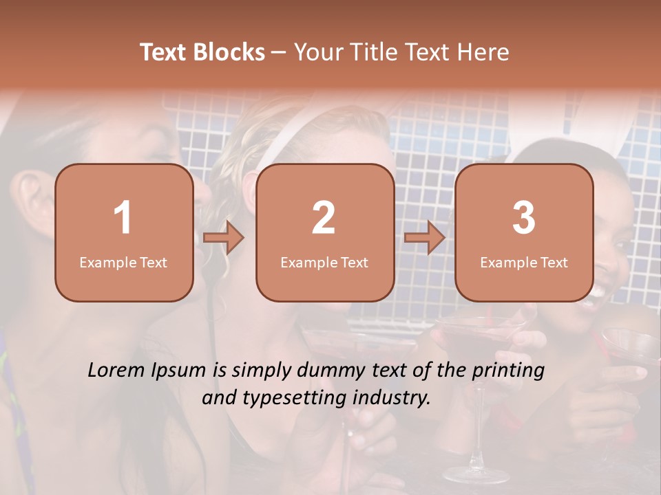 Action Muscular Build Caucasian PowerPoint Template