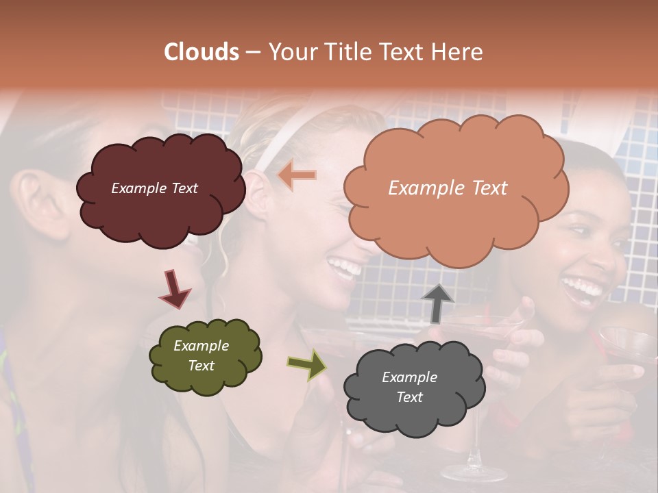 Action Muscular Build Caucasian PowerPoint Template