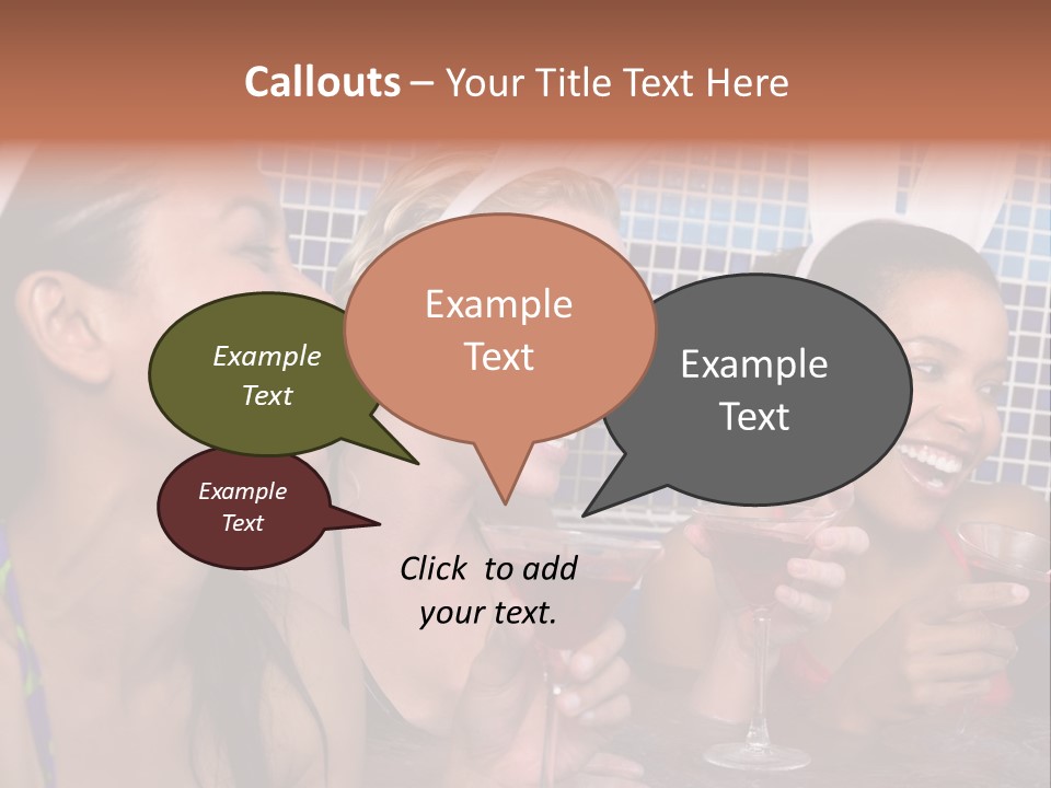 Action Muscular Build Caucasian PowerPoint Template