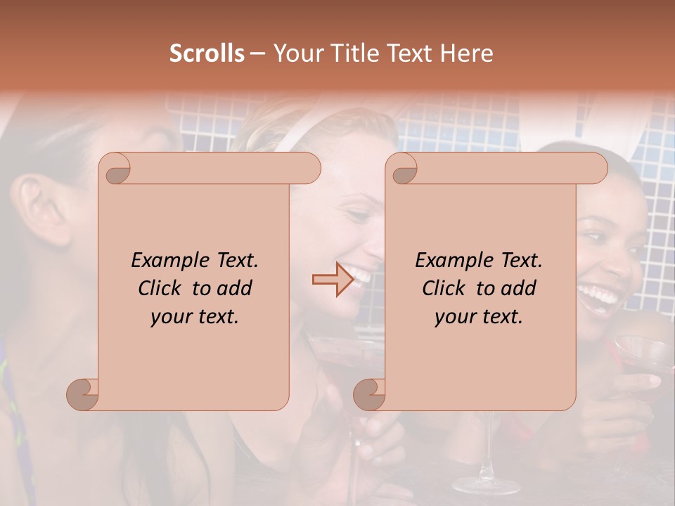 Action Muscular Build Caucasian PowerPoint Template