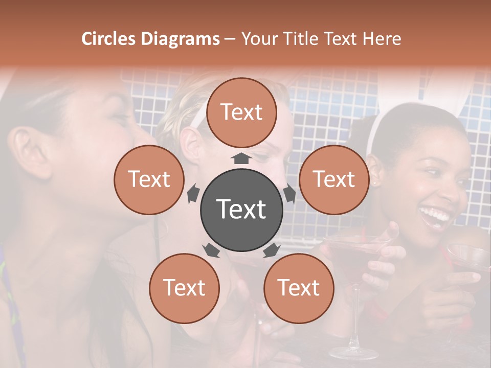 Action Muscular Build Caucasian PowerPoint Template