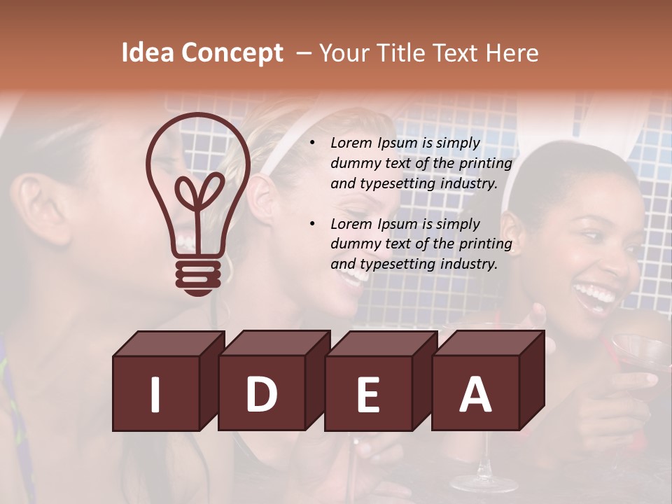 Action Muscular Build Caucasian PowerPoint Template