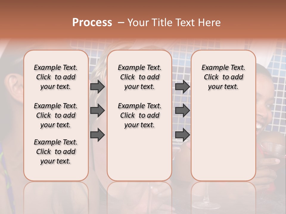 Action Muscular Build Caucasian PowerPoint Template