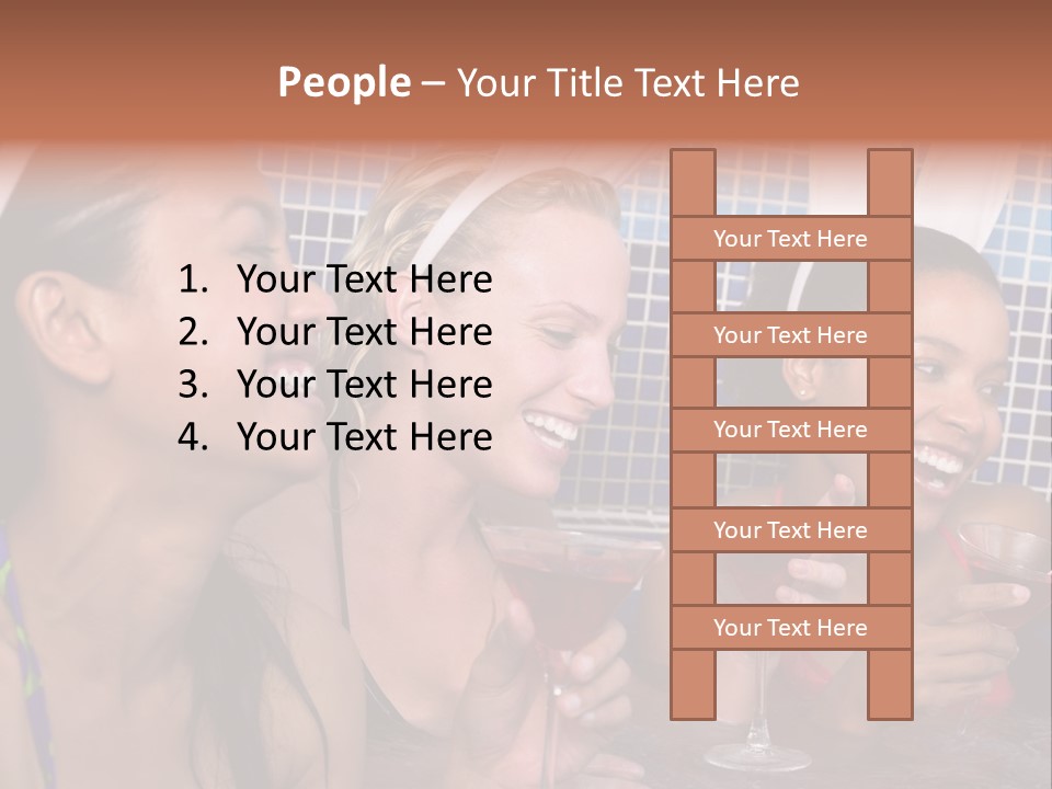 Action Muscular Build Caucasian PowerPoint Template