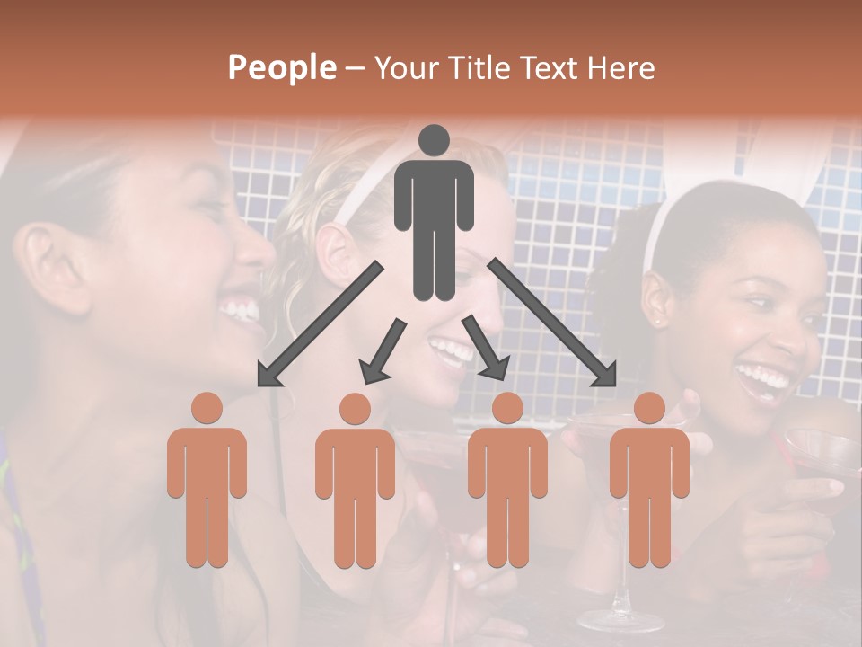 Action Muscular Build Caucasian PowerPoint Template