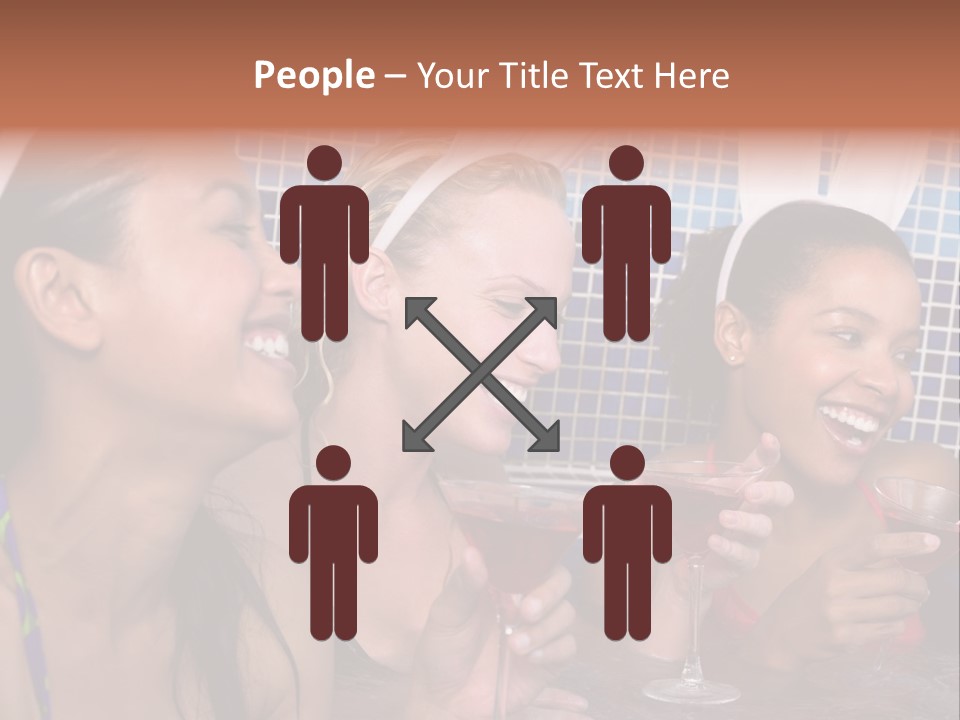 Action Muscular Build Caucasian PowerPoint Template