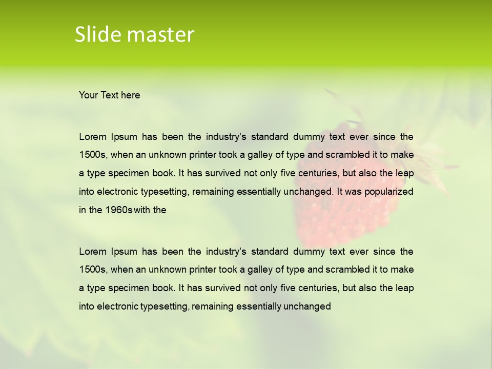 Health Tasty Shine PowerPoint Template