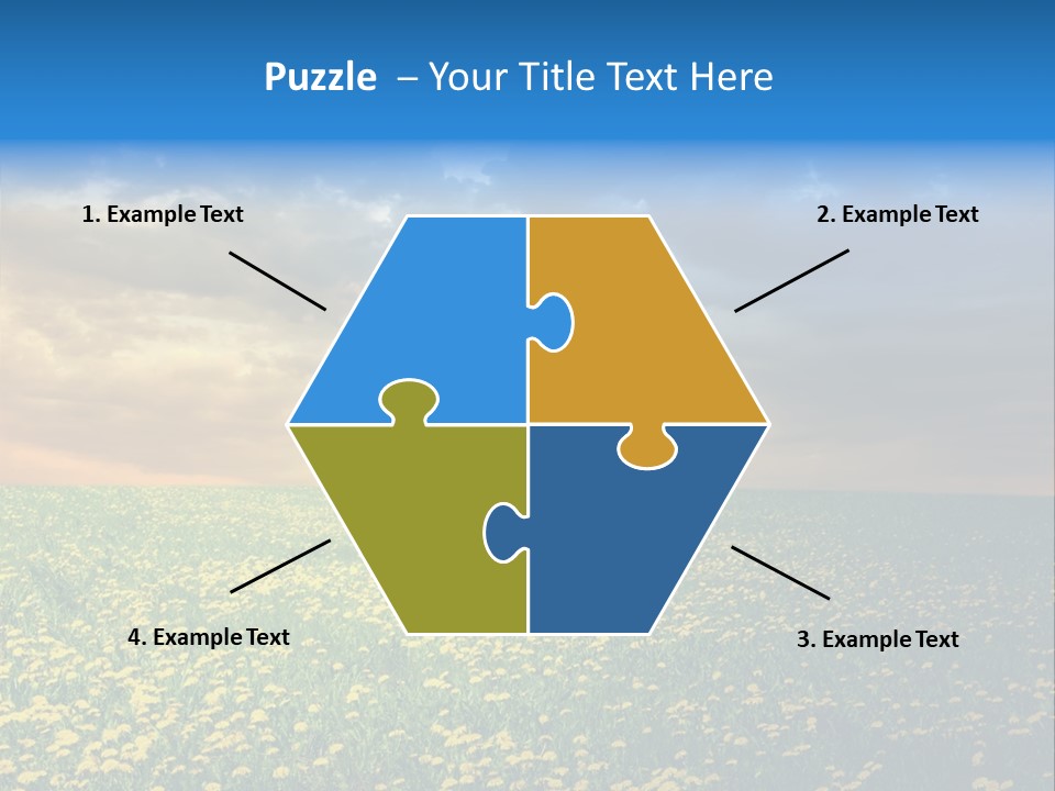 Weather Plant Dandelions PowerPoint Template