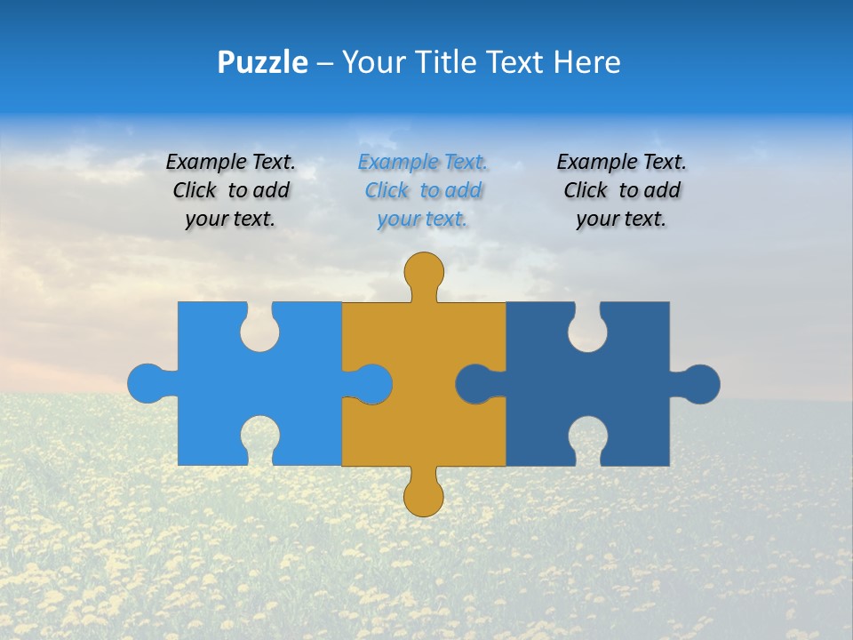 Weather Plant Dandelions PowerPoint Template