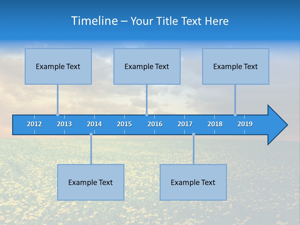 Weather Plant Dandelions PowerPoint Template