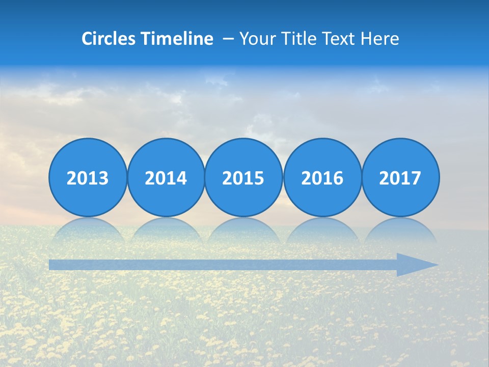 Weather Plant Dandelions PowerPoint Template