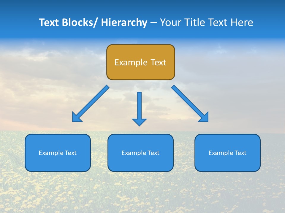 Weather Plant Dandelions PowerPoint Template