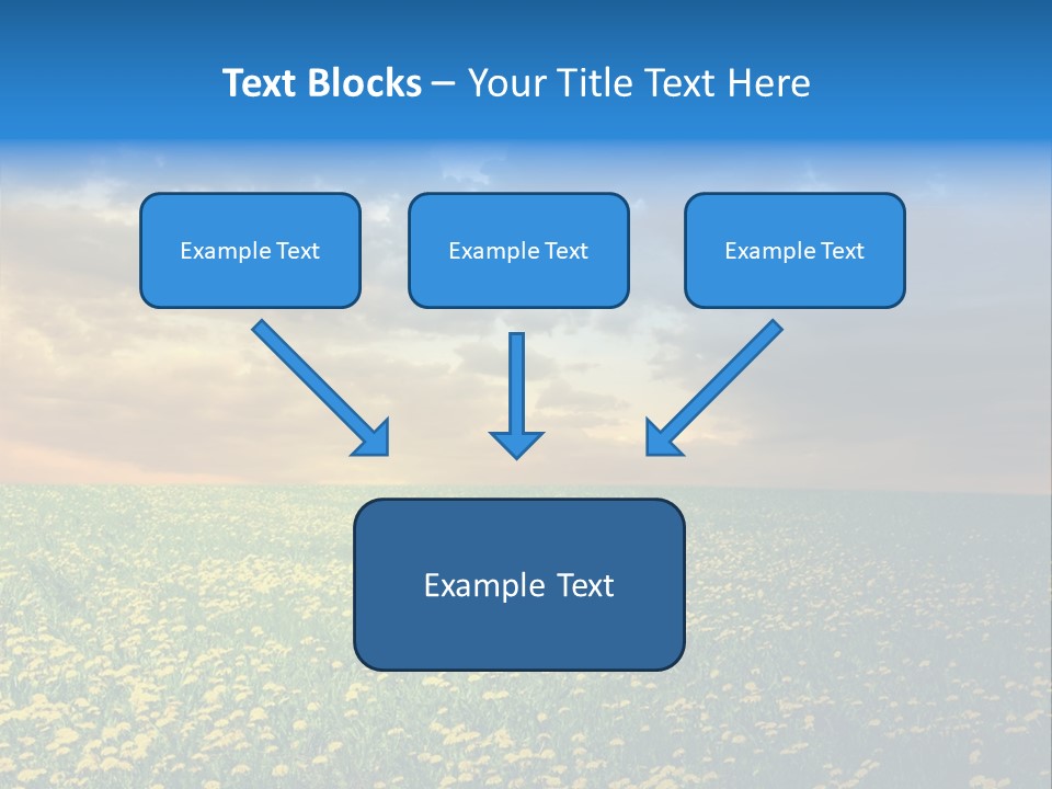 Weather Plant Dandelions PowerPoint Template