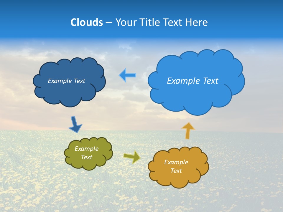 Weather Plant Dandelions PowerPoint Template