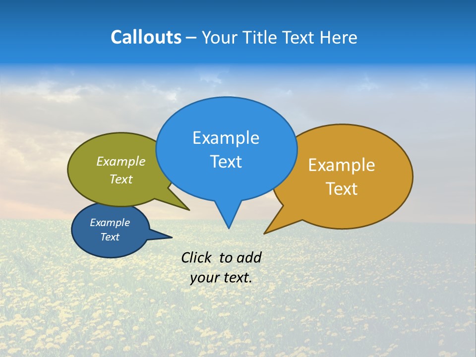 Weather Plant Dandelions PowerPoint Template