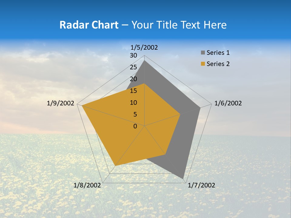 Weather Plant Dandelions PowerPoint Template