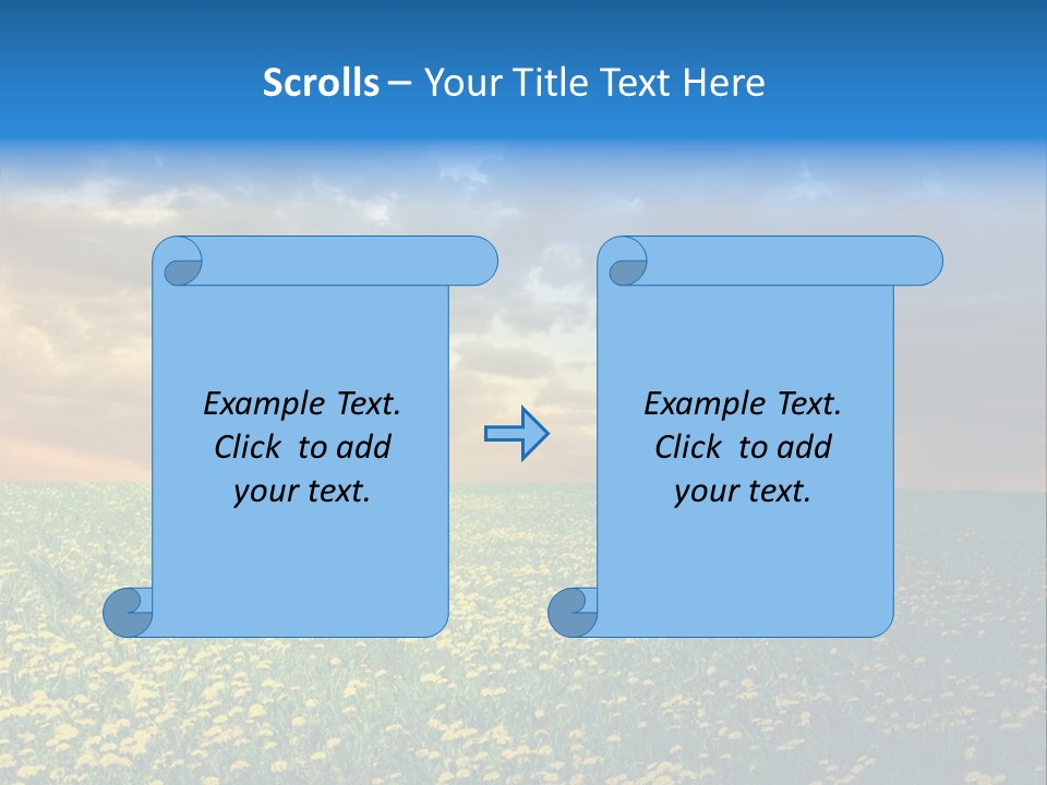 Weather Plant Dandelions PowerPoint Template