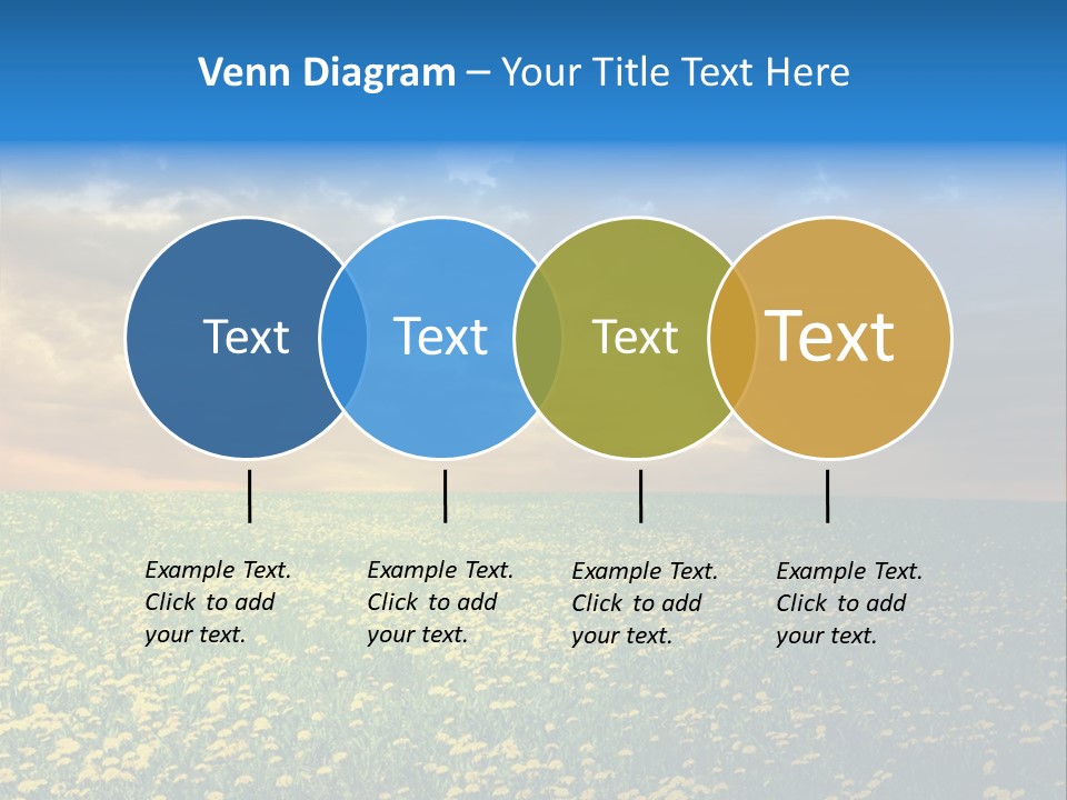Weather Plant Dandelions PowerPoint Template