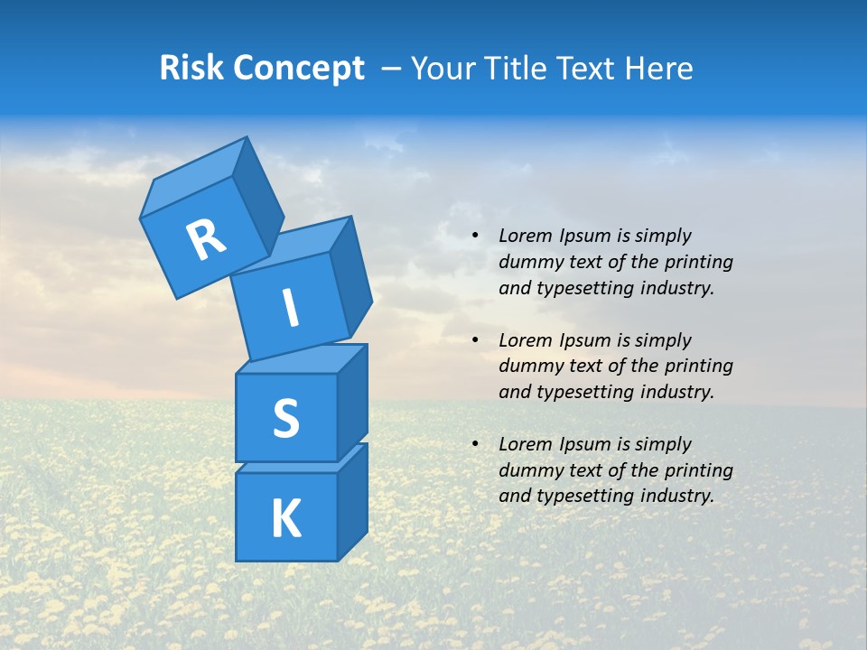 Weather Plant Dandelions PowerPoint Template