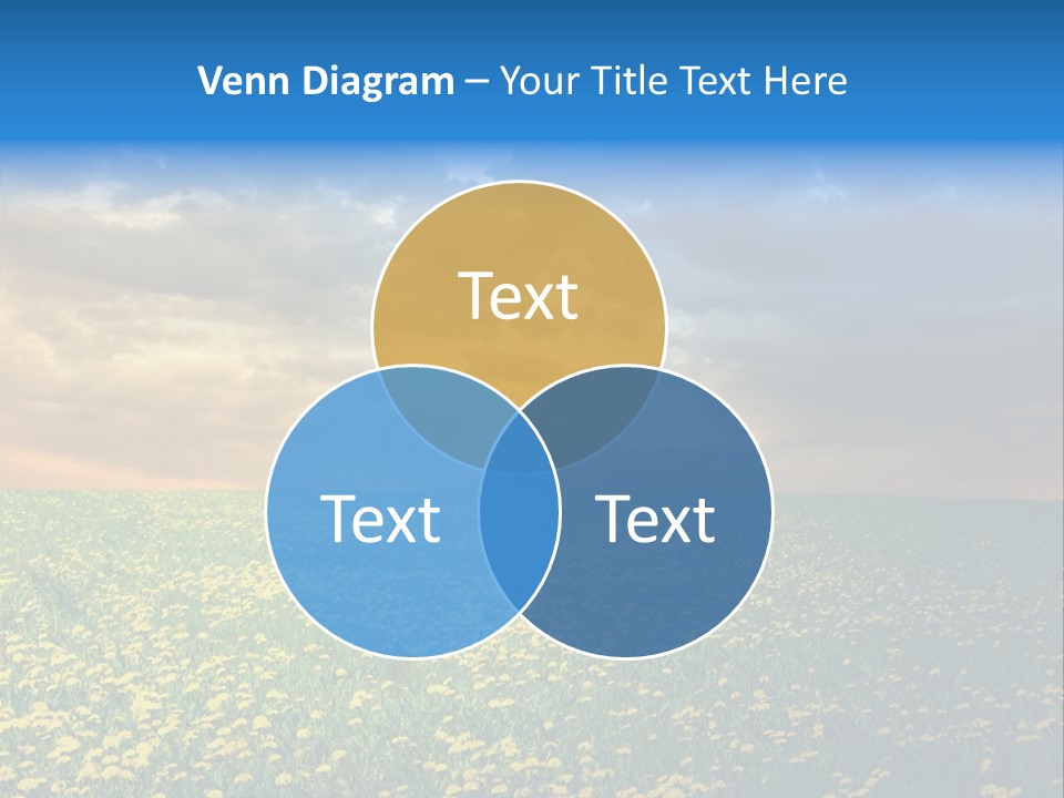 Weather Plant Dandelions PowerPoint Template