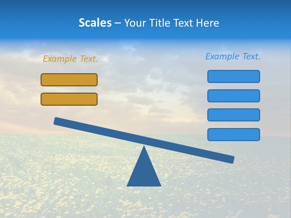 Weather Plant Dandelions PowerPoint Template