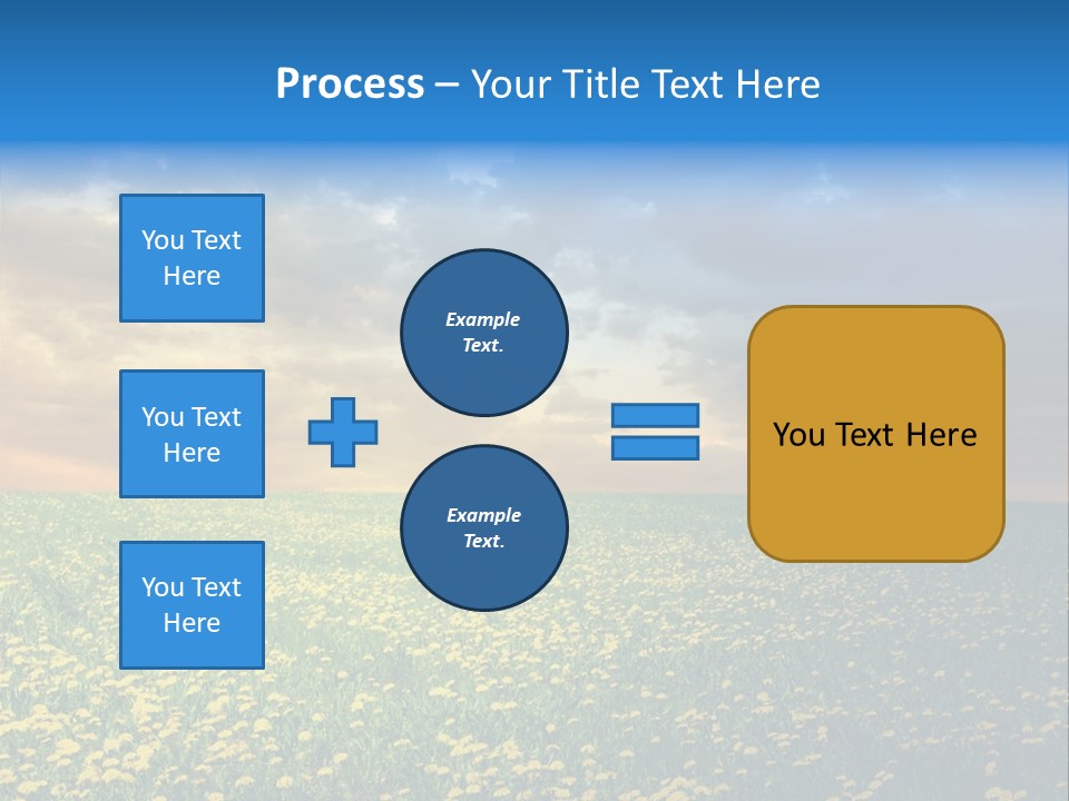 Weather Plant Dandelions PowerPoint Template