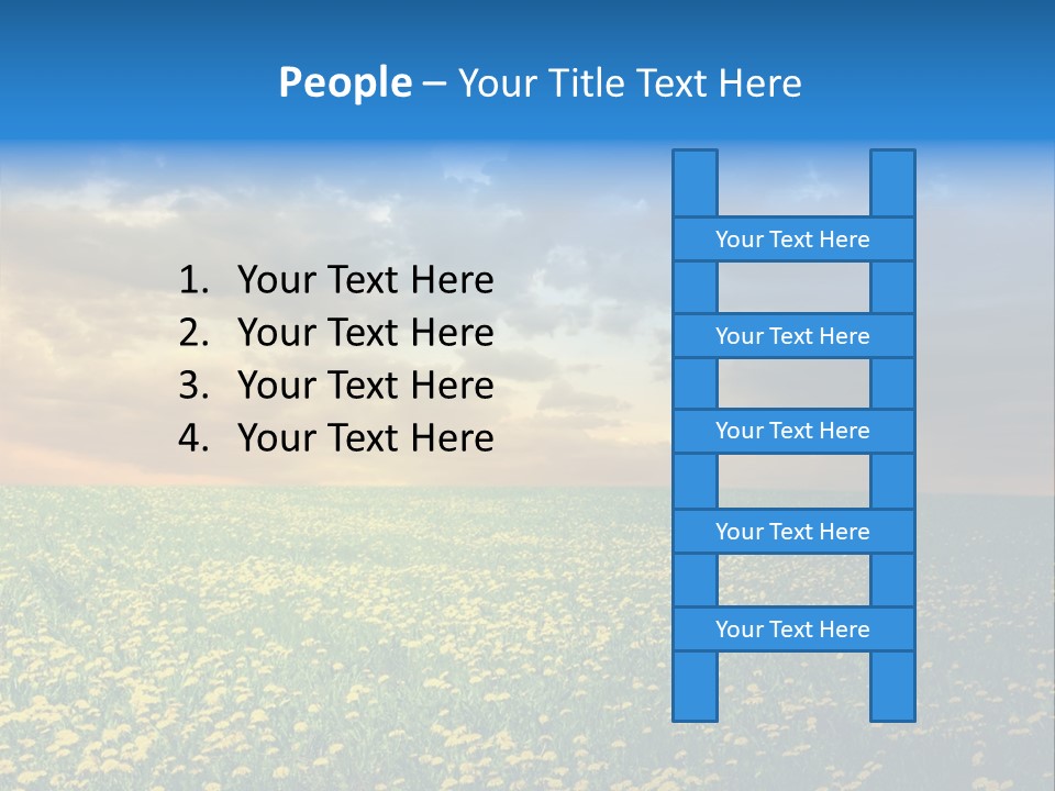 Weather Plant Dandelions PowerPoint Template