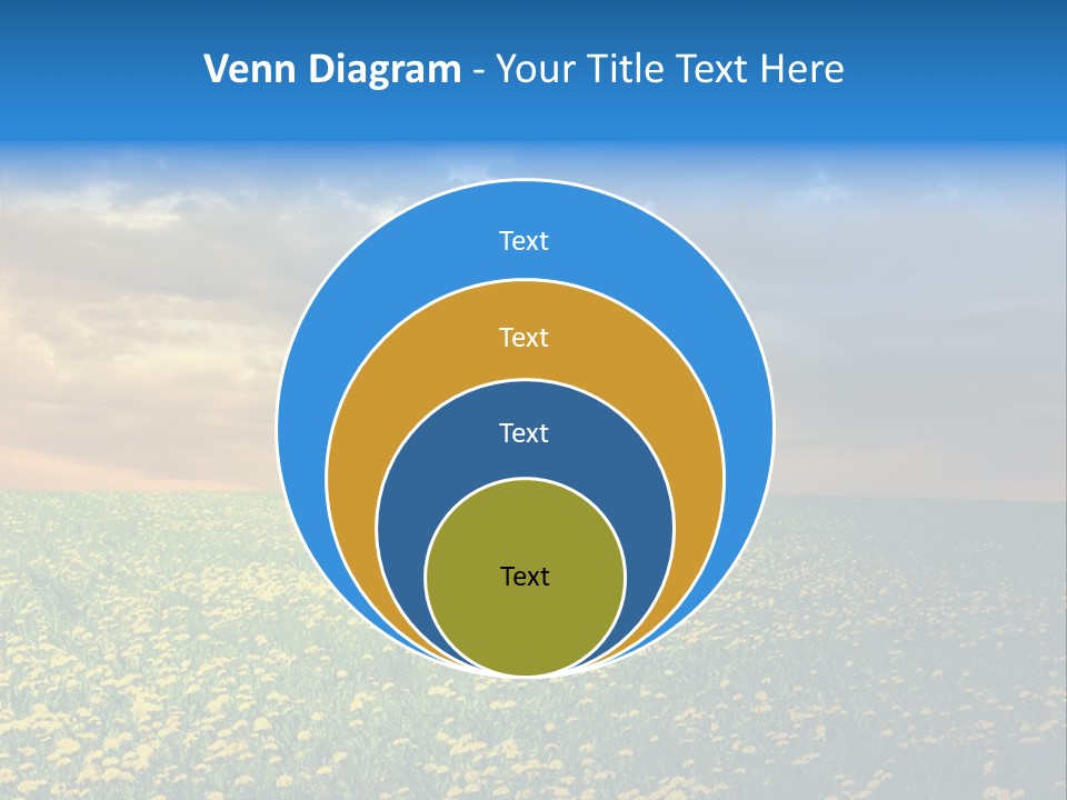 Weather Plant Dandelions PowerPoint Template