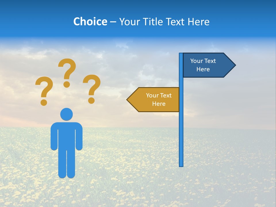 Weather Plant Dandelions PowerPoint Template