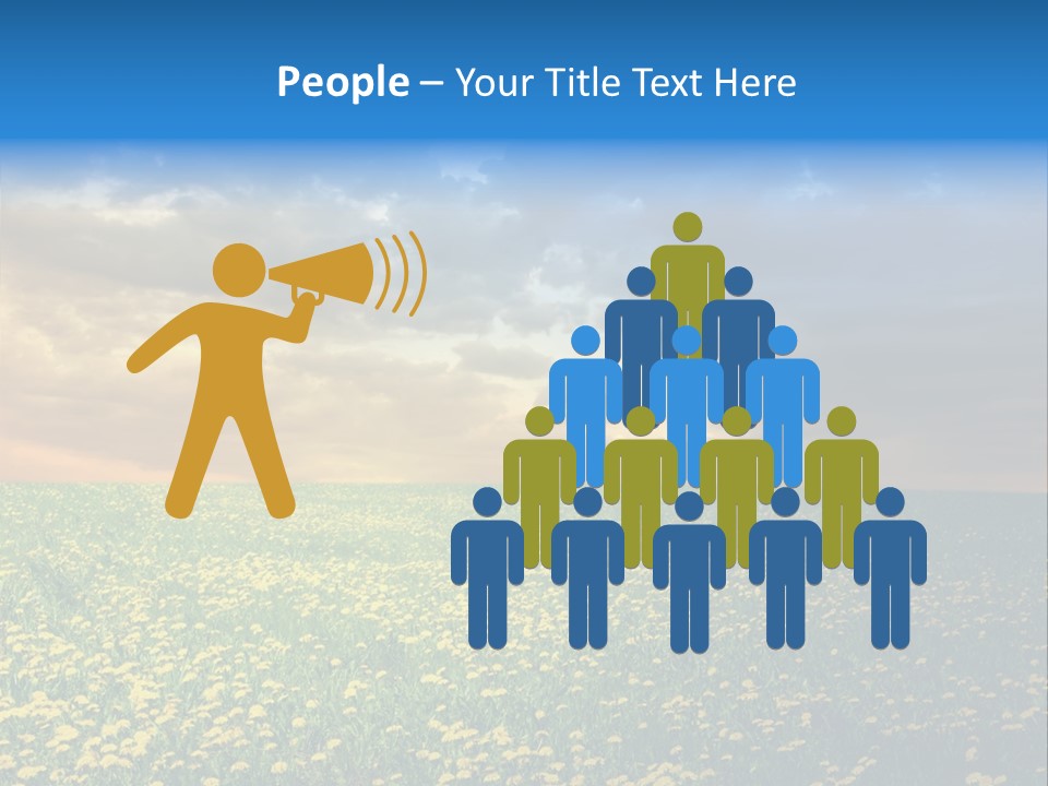 Weather Plant Dandelions PowerPoint Template