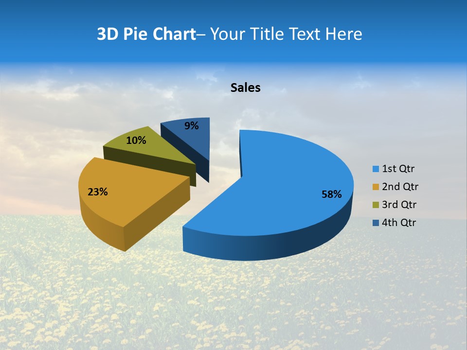 Weather Plant Dandelions PowerPoint Template
