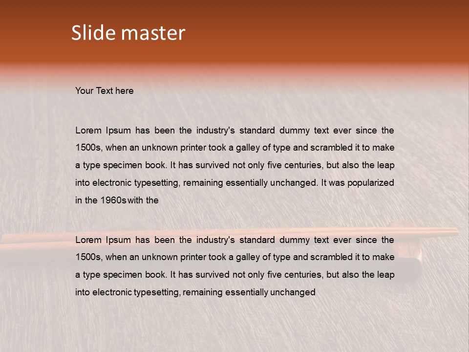 Grained Ethnic Healthy PowerPoint Template