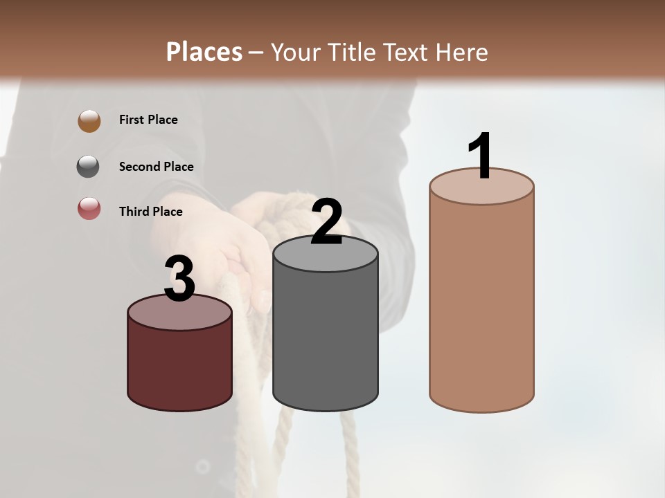 Smile Fight Businessman PowerPoint Template