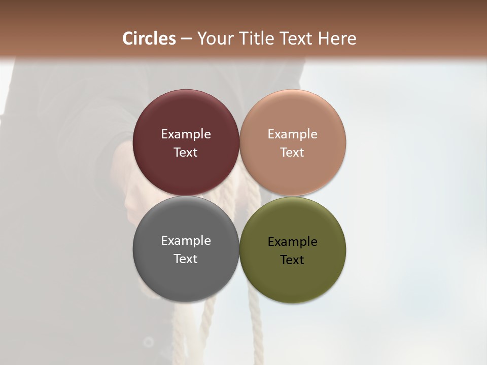 Smile Fight Businessman PowerPoint Template