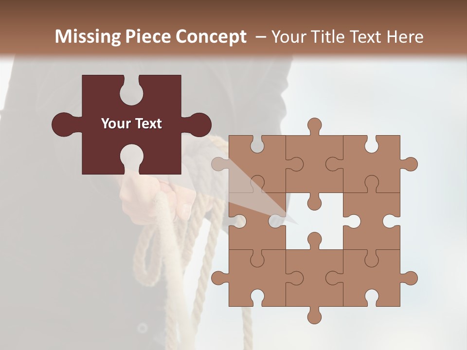 Smile Fight Businessman PowerPoint Template