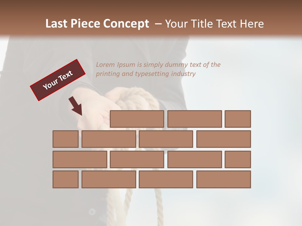 Smile Fight Businessman PowerPoint Template