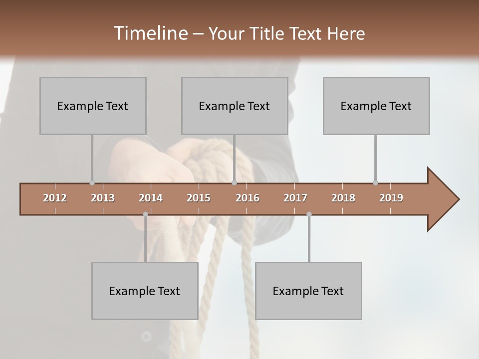 Smile Fight Businessman PowerPoint Template