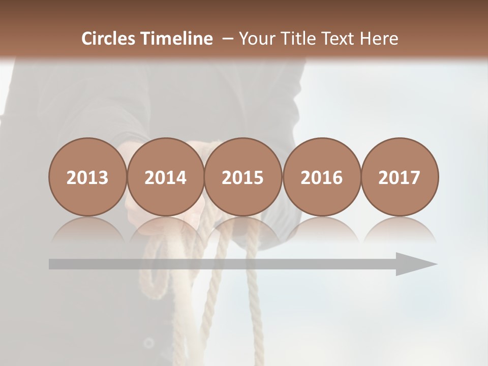 Smile Fight Businessman PowerPoint Template