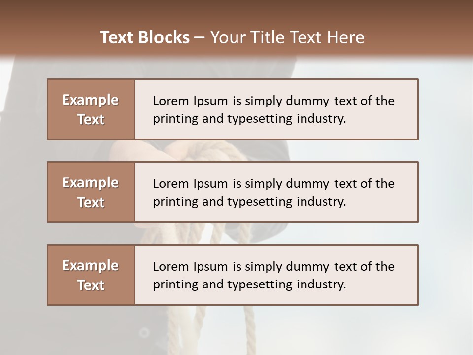 Smile Fight Businessman PowerPoint Template