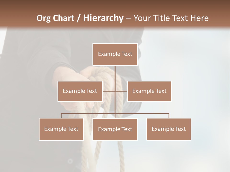 Smile Fight Businessman PowerPoint Template