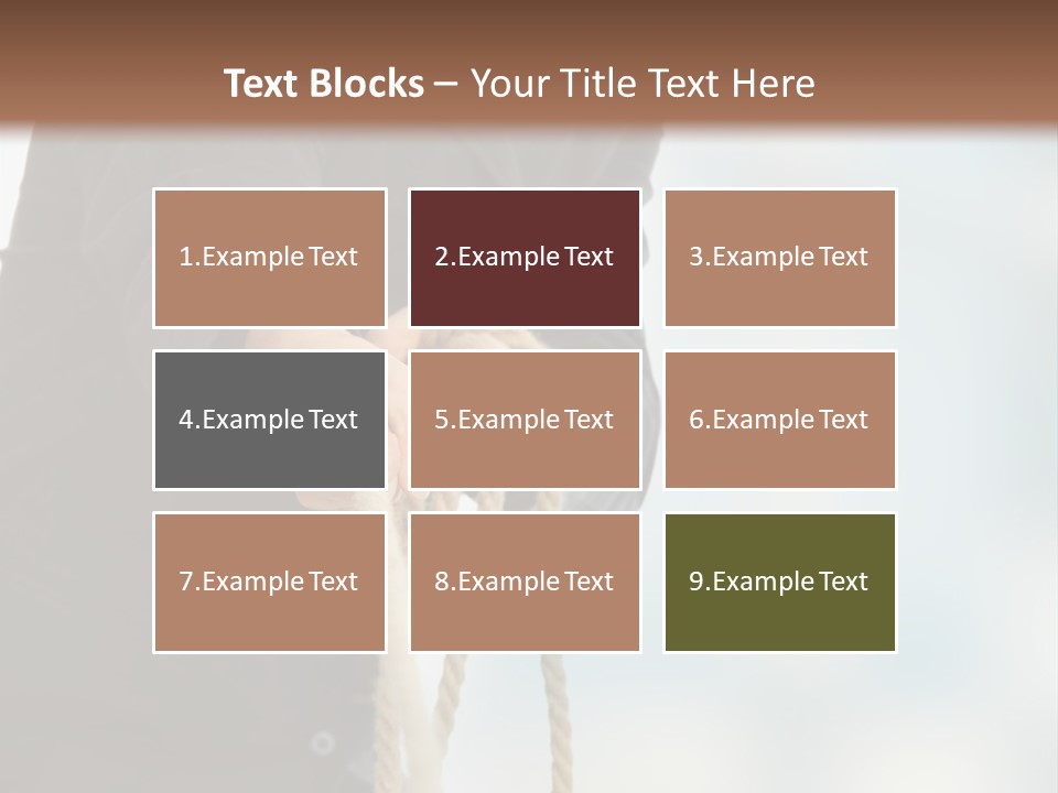 Smile Fight Businessman PowerPoint Template