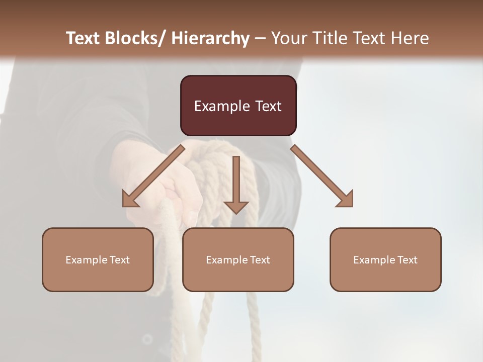 Smile Fight Businessman PowerPoint Template