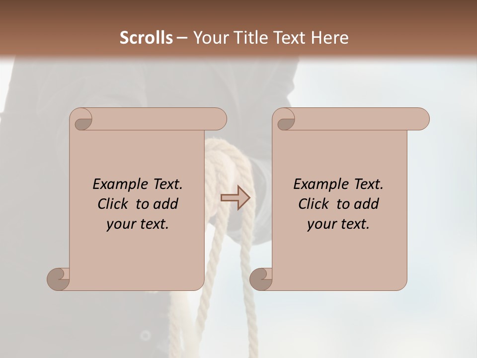 Smile Fight Businessman PowerPoint Template