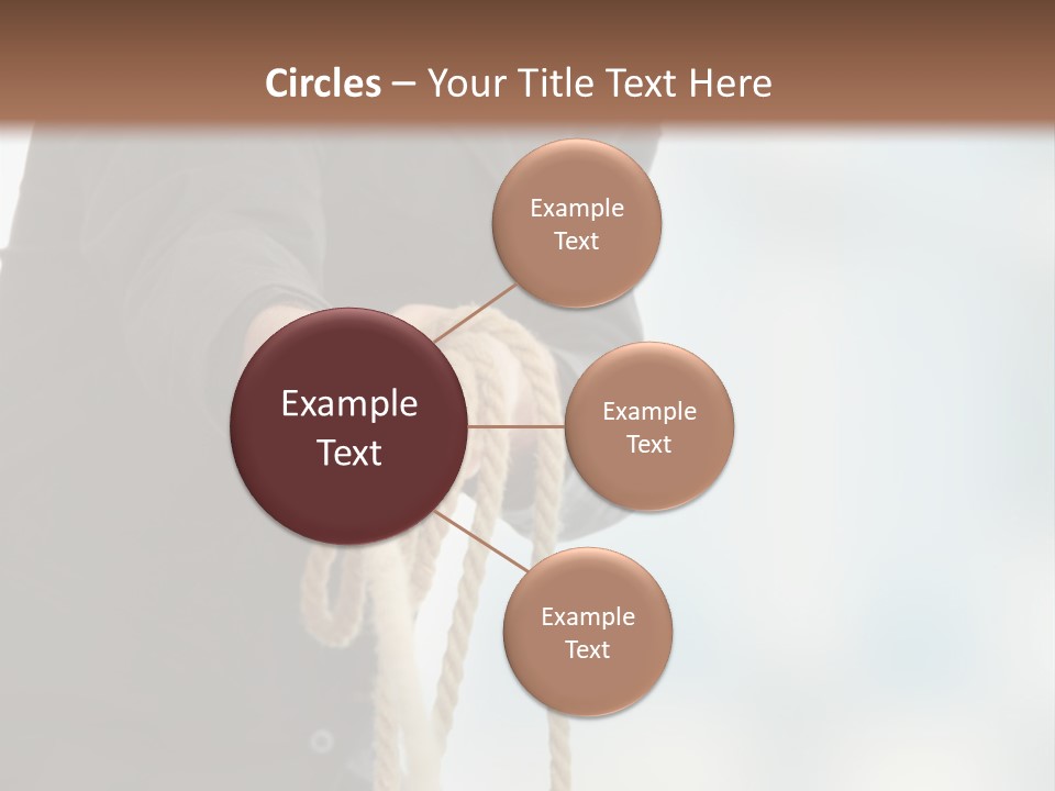 Smile Fight Businessman PowerPoint Template