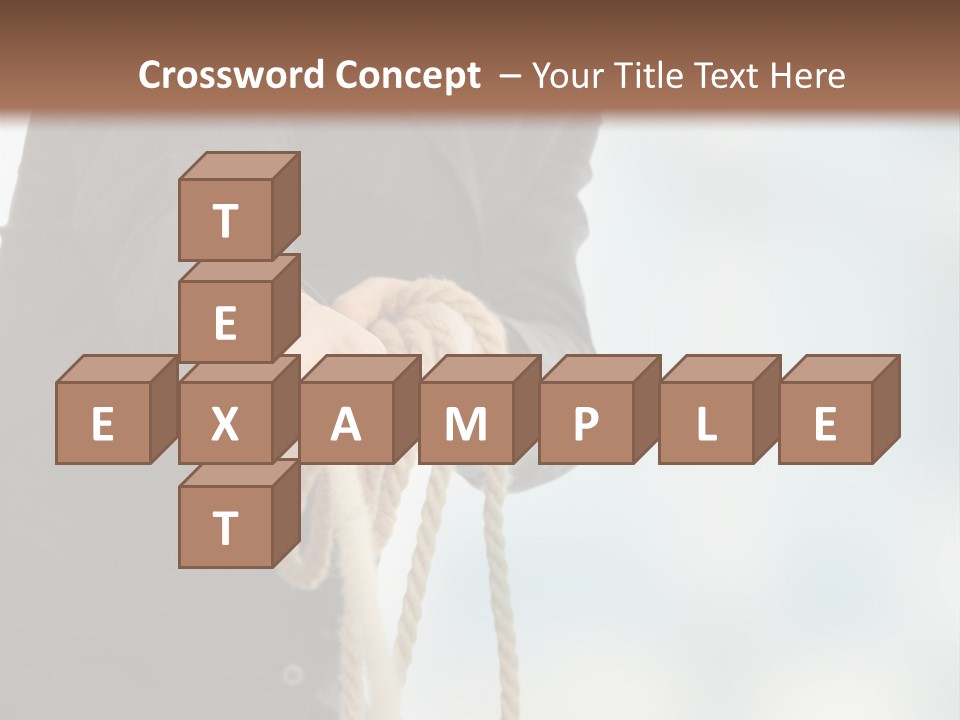 Smile Fight Businessman PowerPoint Template