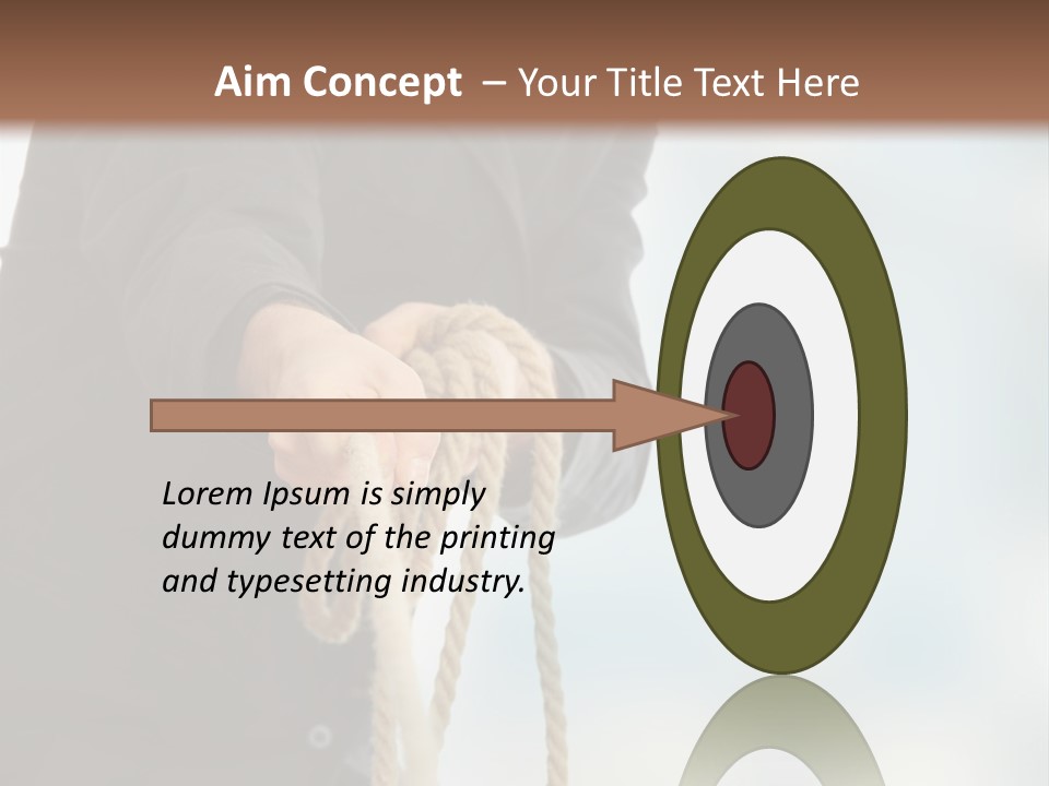 Smile Fight Businessman PowerPoint Template