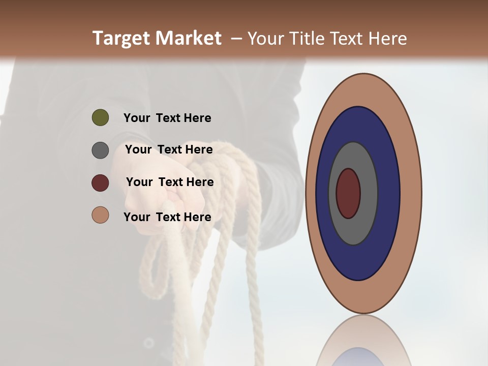 Smile Fight Businessman PowerPoint Template