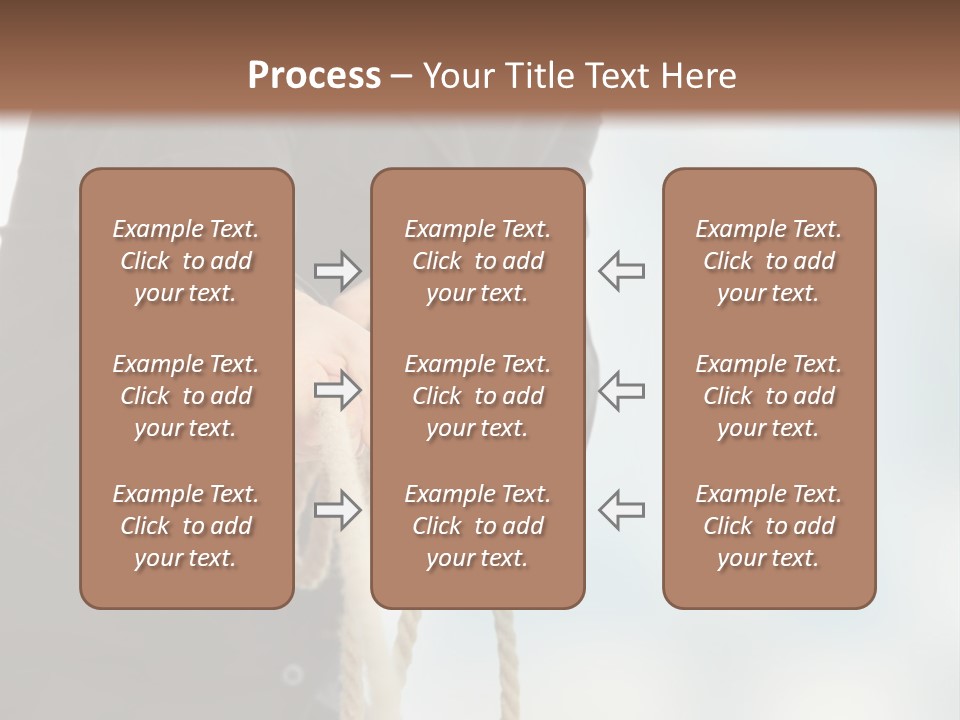 Smile Fight Businessman PowerPoint Template