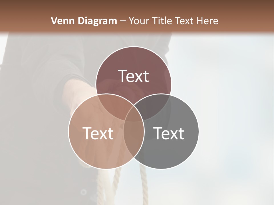 Smile Fight Businessman PowerPoint Template